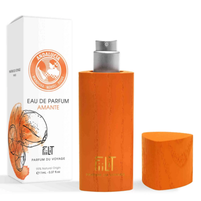 Écrin de bois - eau de parfum spray bio - Amante Andalucia - 11 ml - FiiLiT