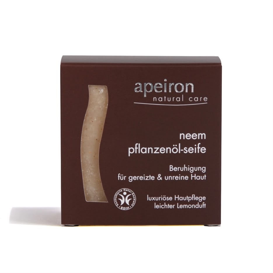 Savon aux huiles végétales naturel de neem 100g - Apeiron
