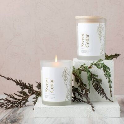 Miniature : Bougie parfumée naturelle - cèdre sucré - Plant Therapy - 227 g
