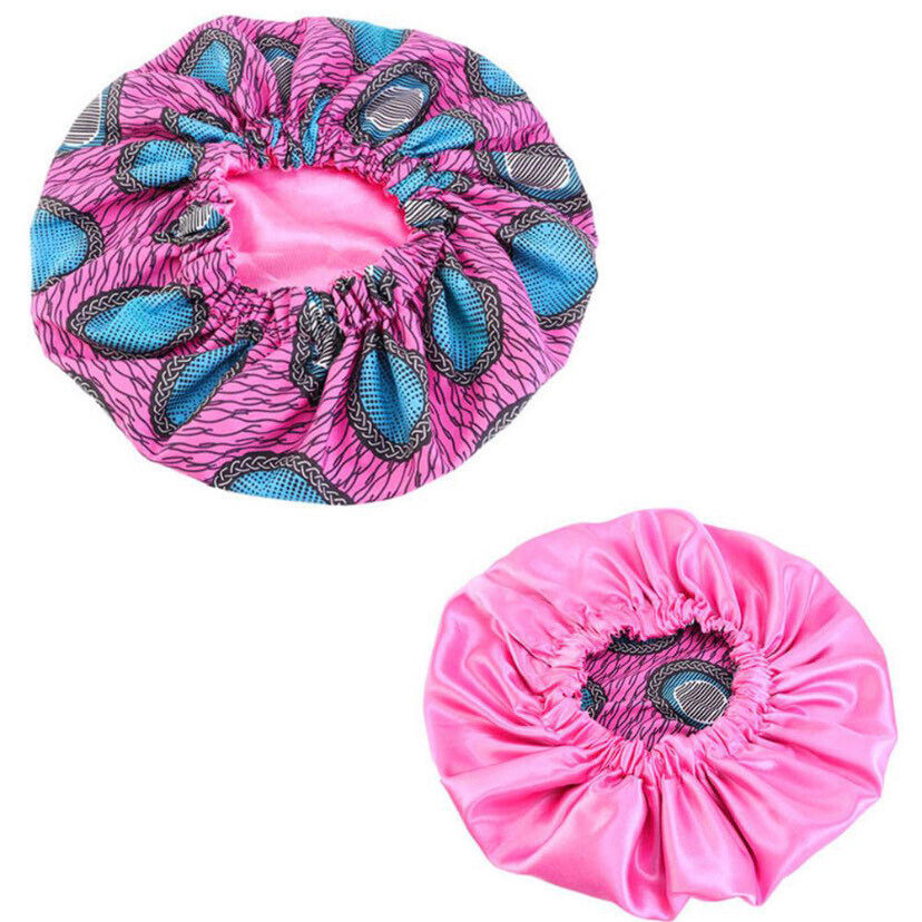 Miniature : Bonnet satin en tissu wax
