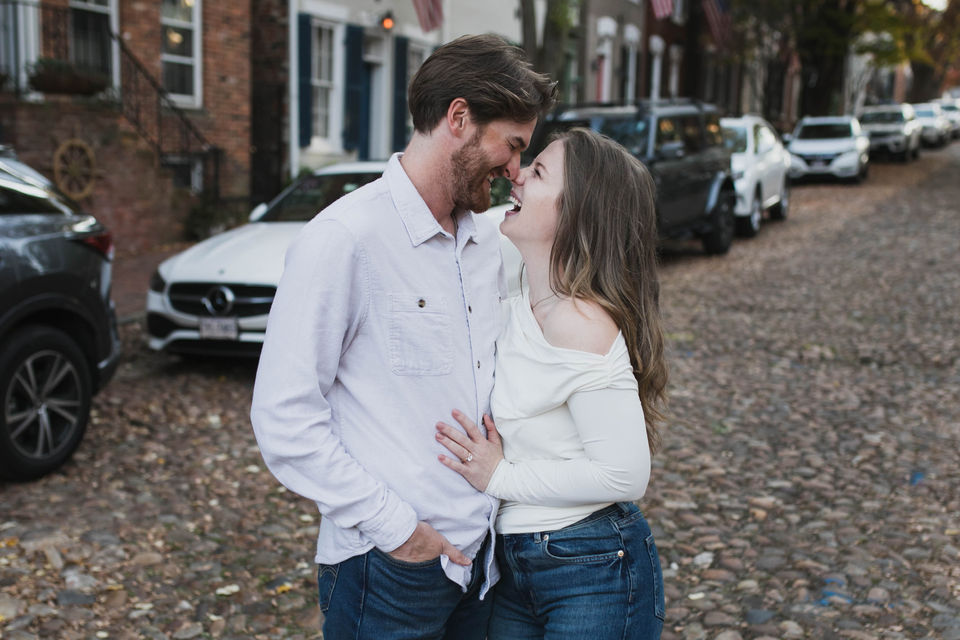 Engagement photo session, Alexandria, Va