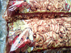 salgadinho de trigo sabor bacon