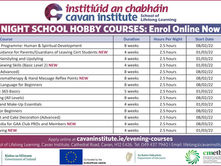 Applications Open for Spring Term at Night School