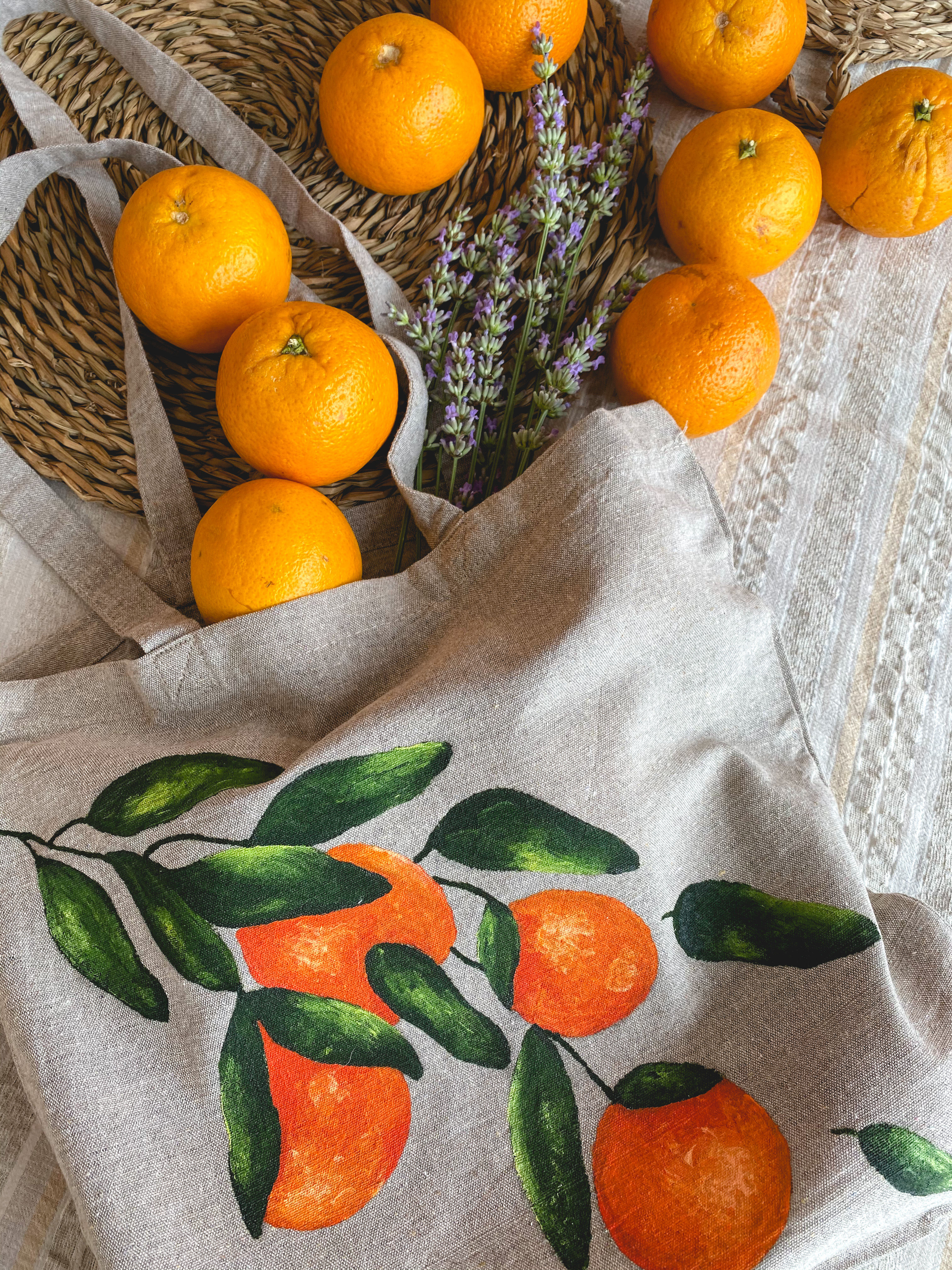 Tote bag "Les oranges"