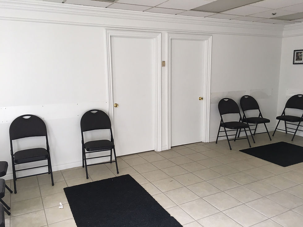 client waiting room