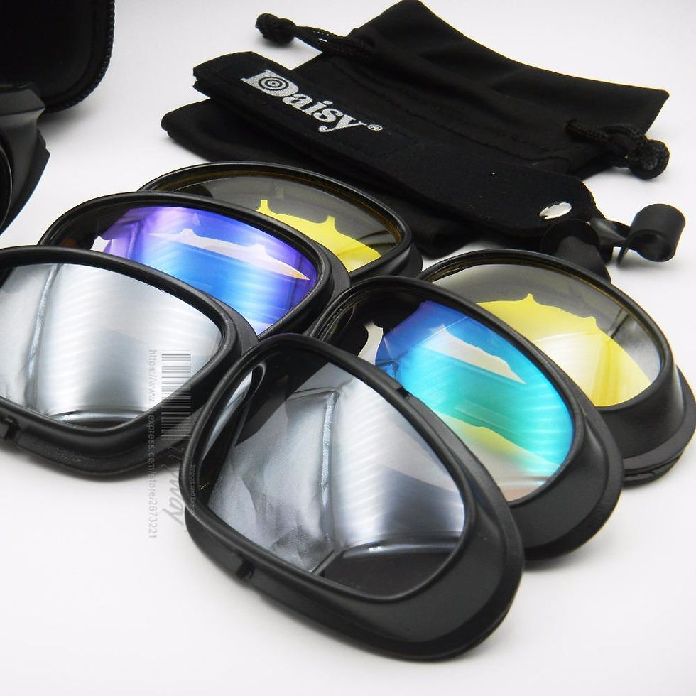 Miniatura: Lentes Militares Tácticos Daisy Polarizados C5 Con 4 Lunas