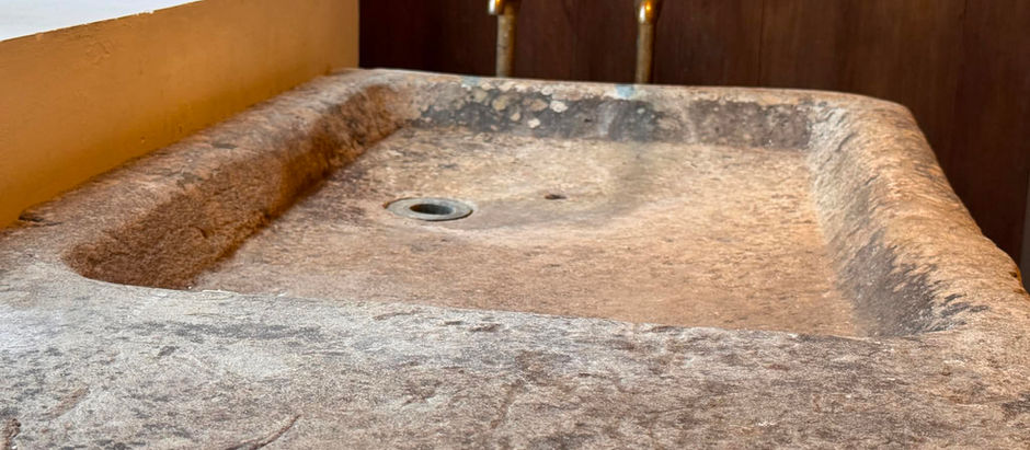 A Stone Salting Sink at Athelhampton House & Gardens