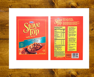 Kraft was a very fun company to work with and eventually did put some production in plastic.