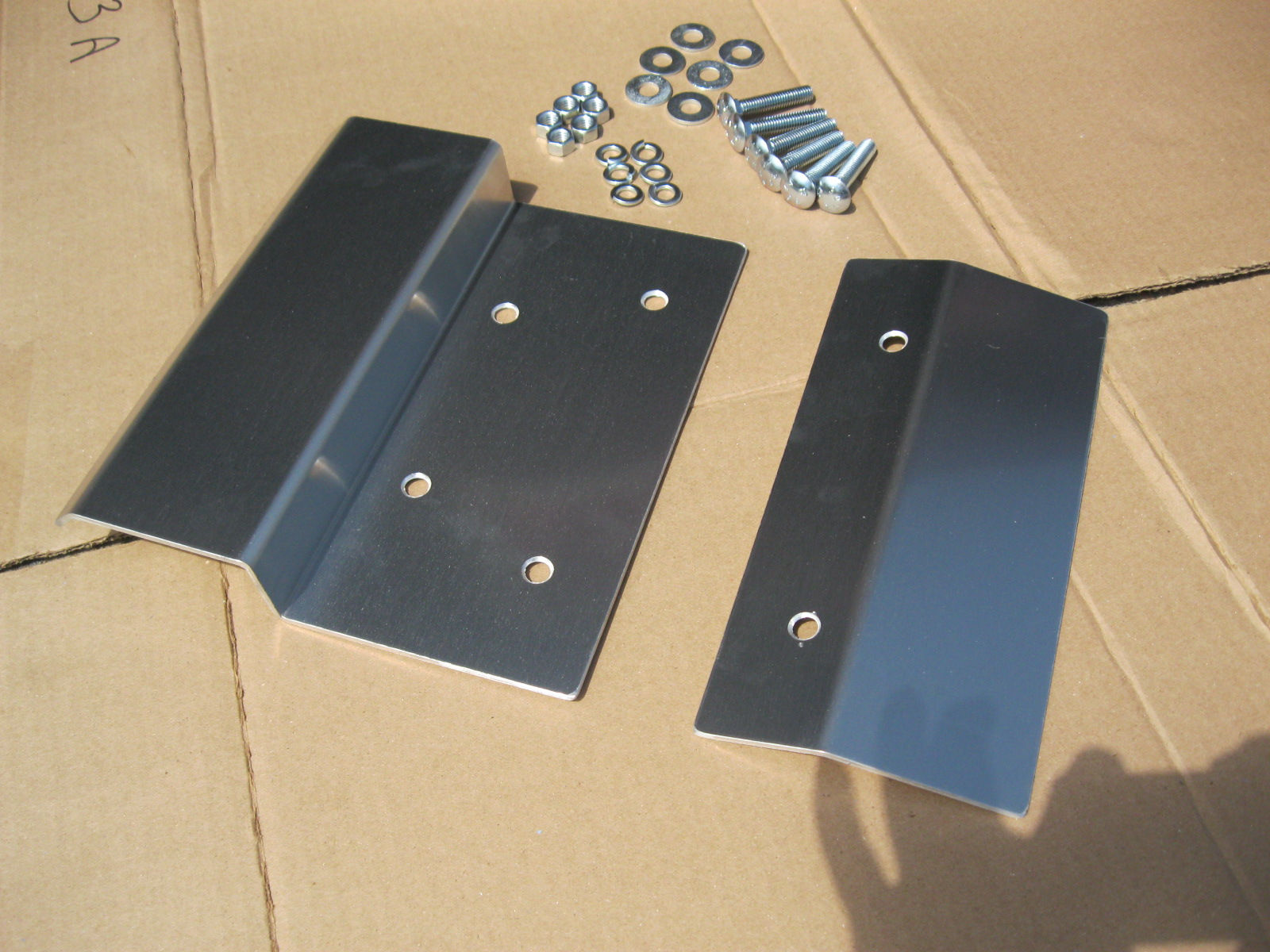 Motorcycle Loading Ramp Kit Top & Bottom Fits 2” x 12” Lumber with Mounting H