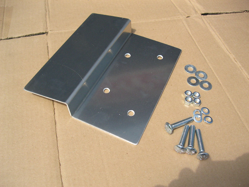 Motorcycle Loading Ramp Kit Top Fits 2” x 12” Lumber with M