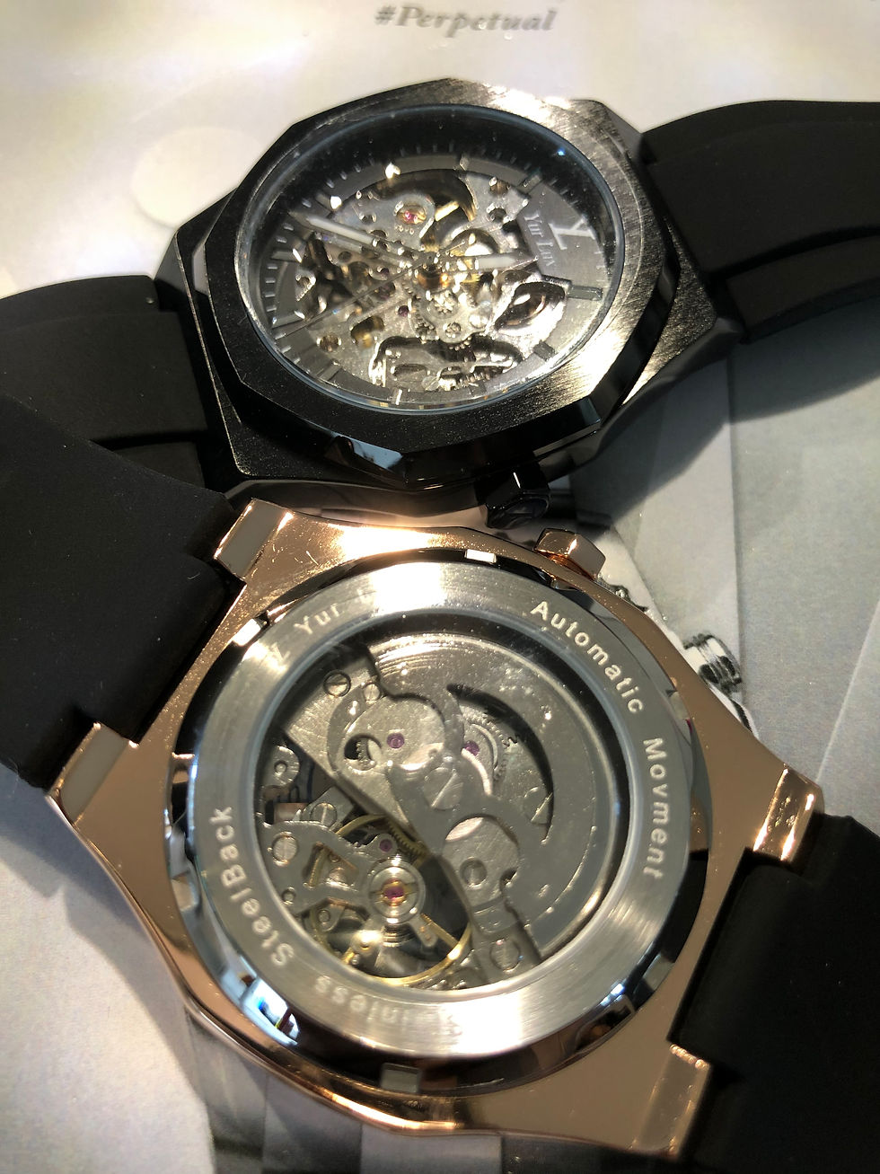 Thumbnail: Yur Lux Ultra Light Men's Sports Automatic Watch Genesis 01-B