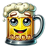 Choobies logo featuring a smiling beer mug