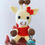 Miniatura: Girafa com roupinha e lacinho