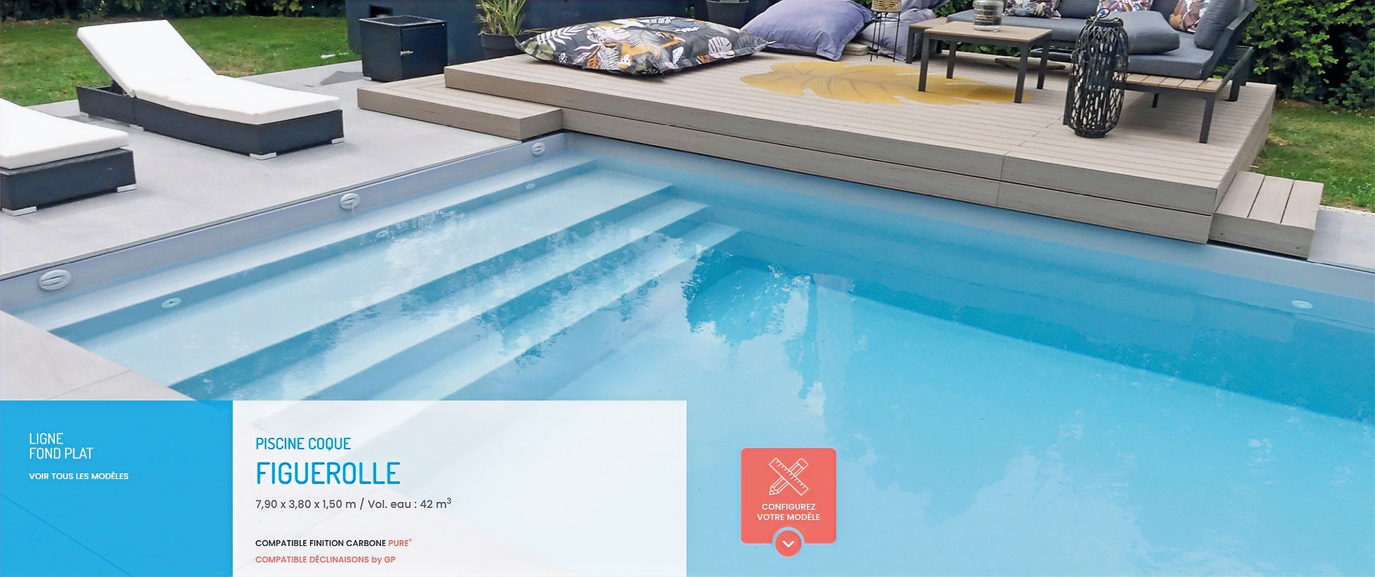 Excellence Piscine coque 64