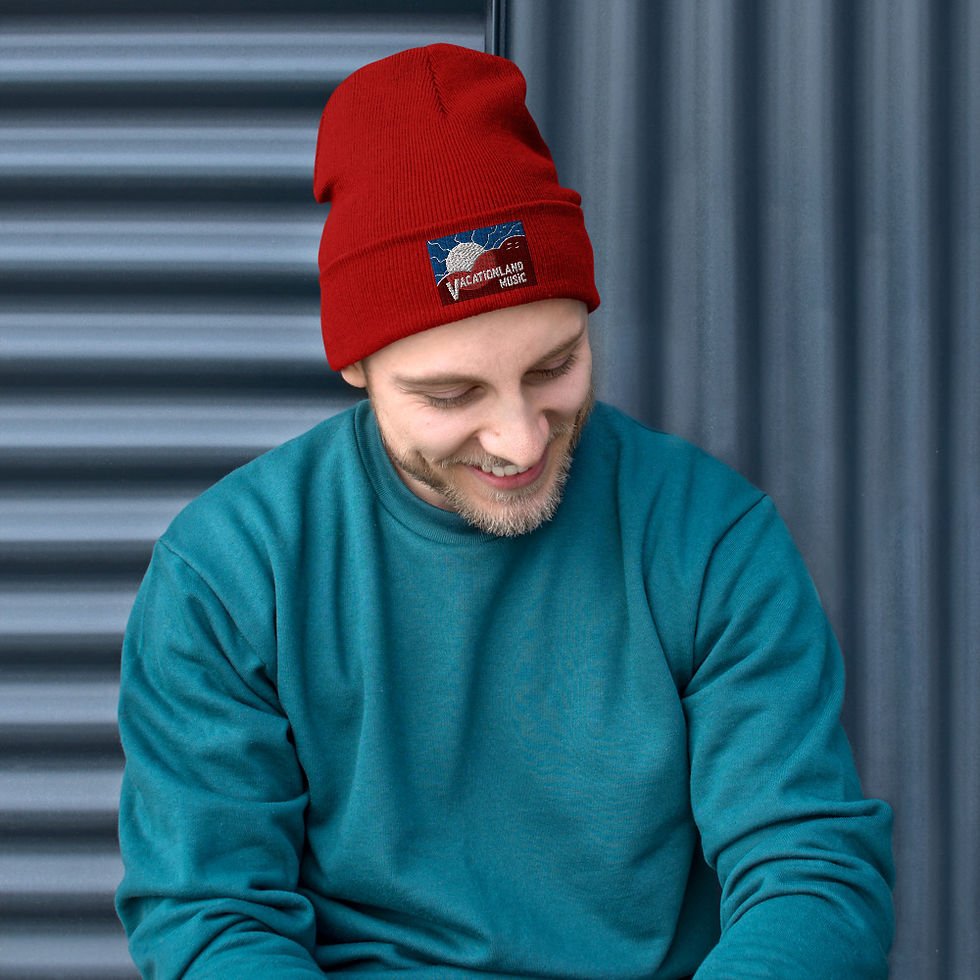 Thumbnail: Embroidered Vacationland Beanie