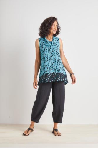 Habitat Bead Stripe Cowl Neck $68