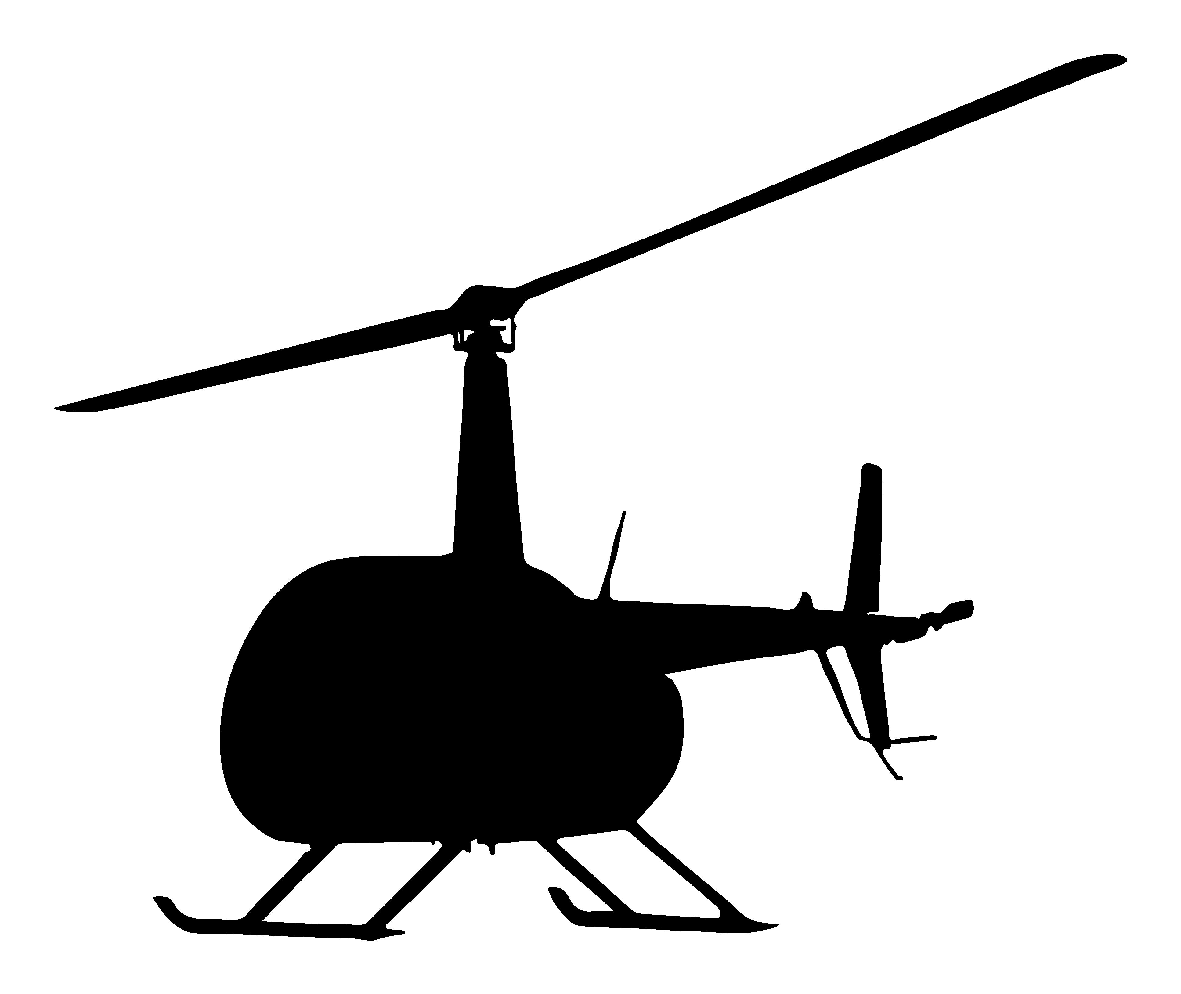 Robinson R44 'Flying' Silhouette Wall Art/Etched Window Graphic