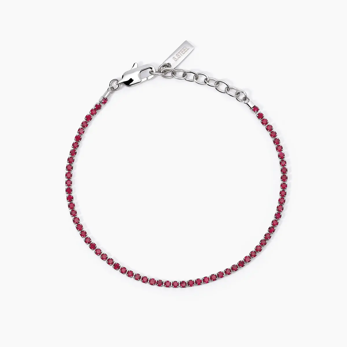 2Jewels Bracciale Youcolors Rosso da uomo