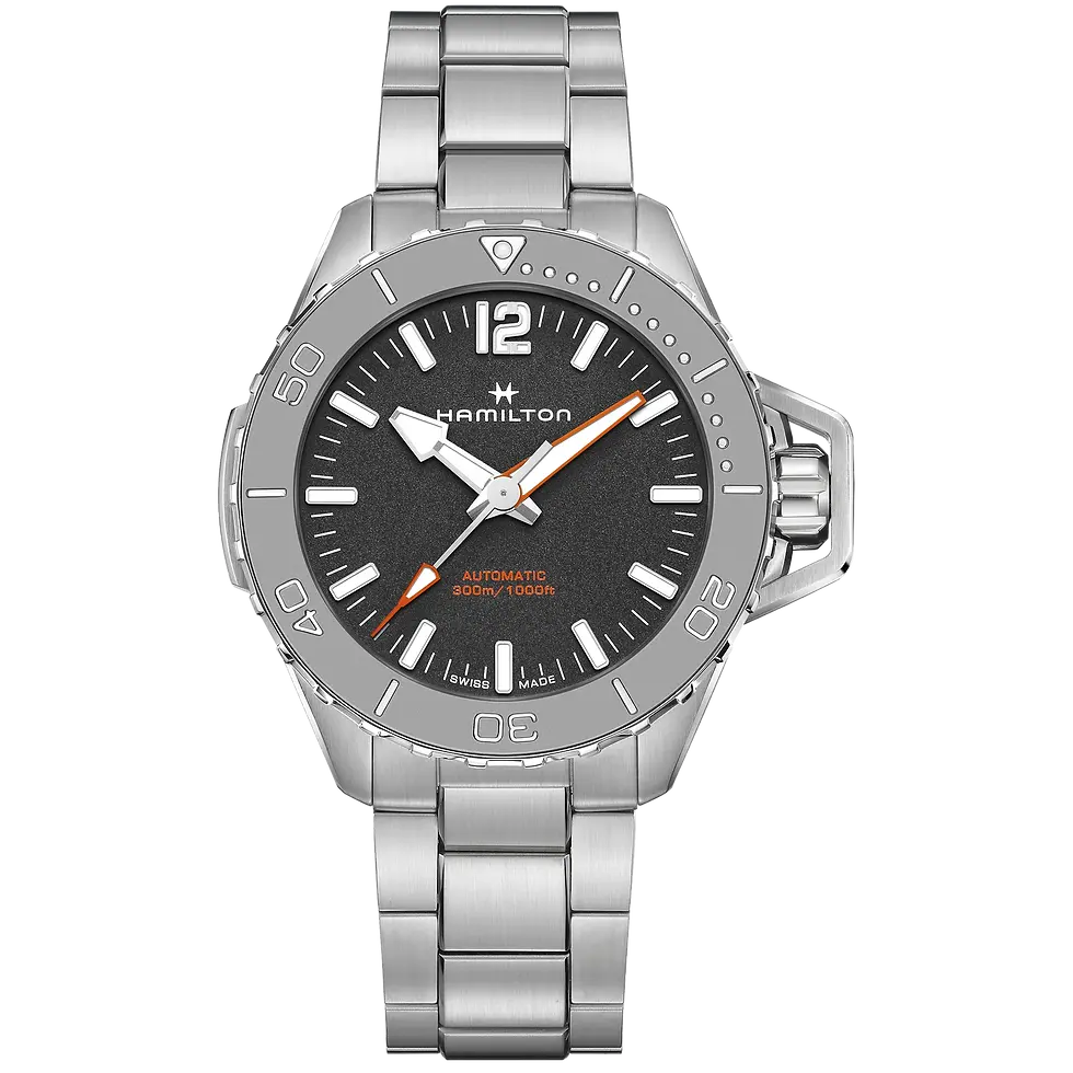 Khaki Navy Frogman Auto Hamilton