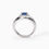 Miniatura: Anello con zaffiro sintetico COOL OR RÉTRO?