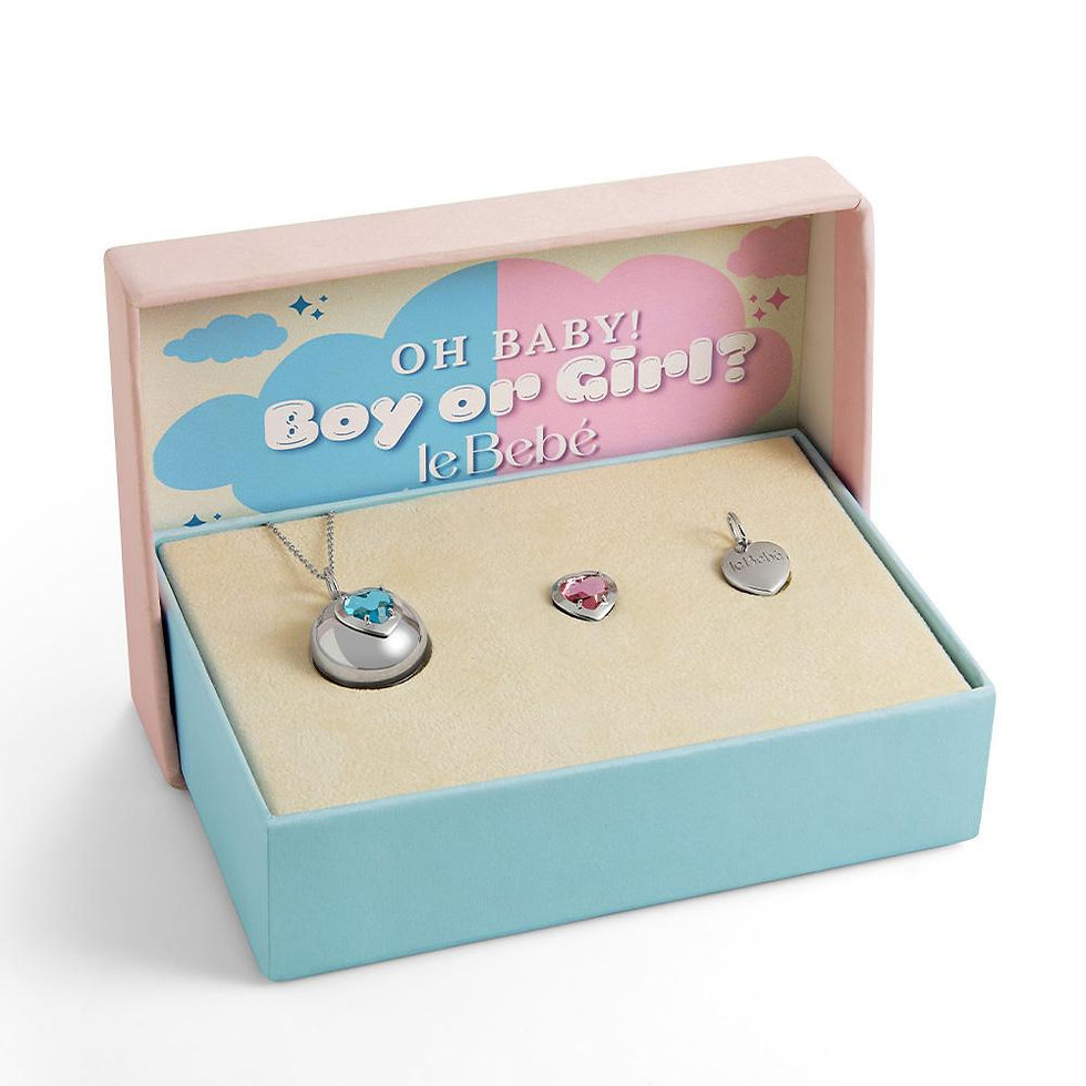 Miniatura: Le Bebè Collana Suonamore Oh Baby! Gender reveal