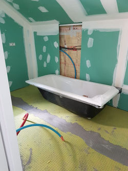 Bathroom taking shape