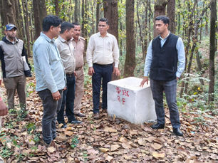 आरक्षित वन क्षेत्र के पास अवैध गतिविधि पर वन विभाग मसूरी का शिकंजा