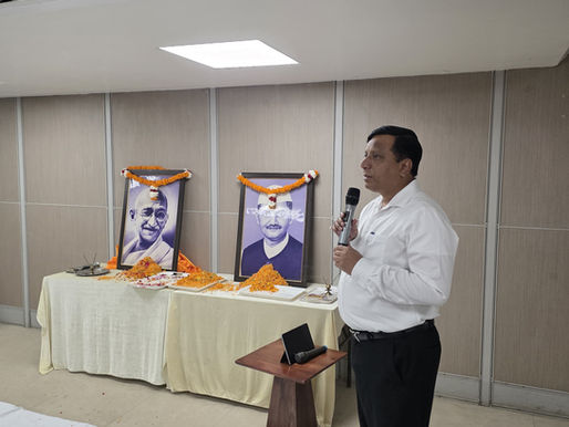 गांधी-शास्त्री के विचारों से प्रेरित होगा एमडीडीए, बीडी तिवारी ने अधिकारियों-कर्मचारियों को दिया जनसेवा का मंत्र