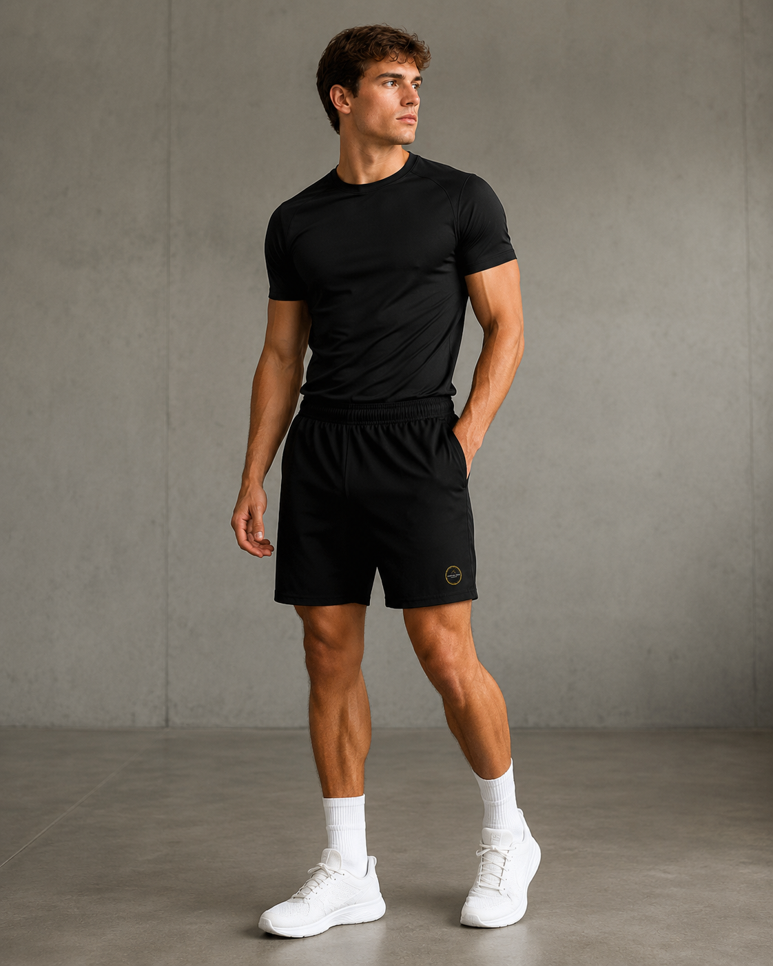 Men's Black Eco Board Shorts