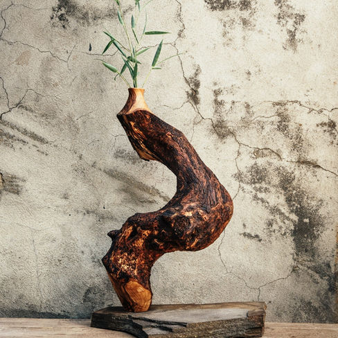 Italian Olive Wood Sculpture