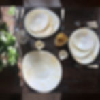 Zen Ivory Murano Glass Tableware