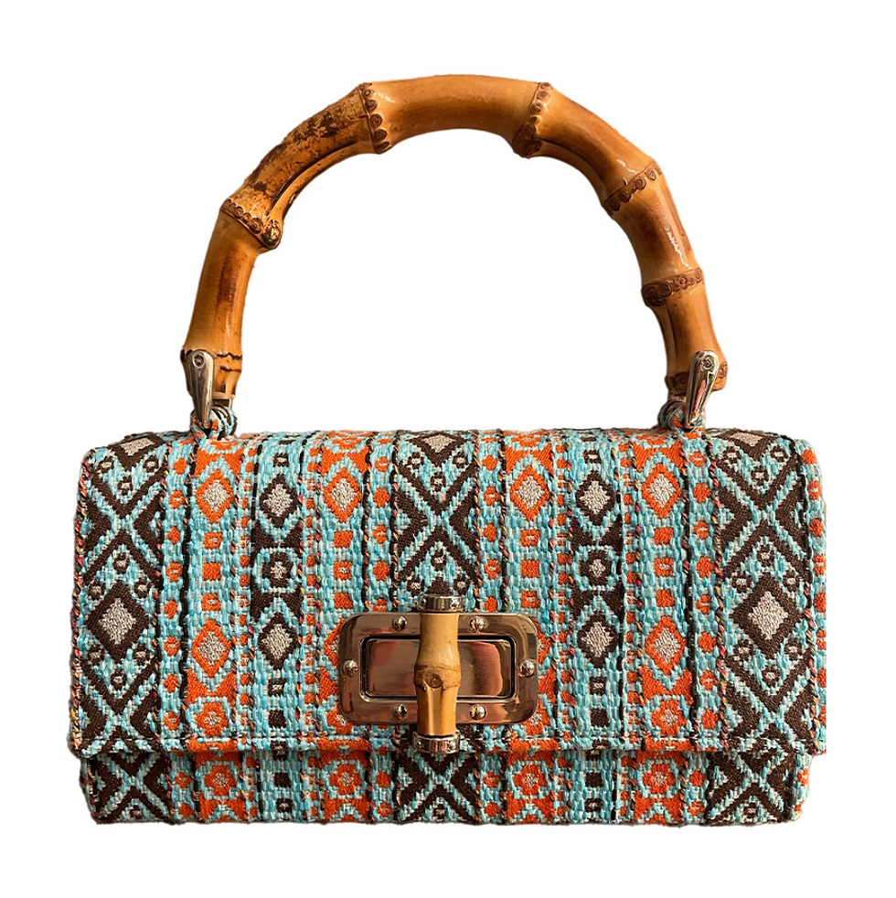 Bamboo Handle Handbag