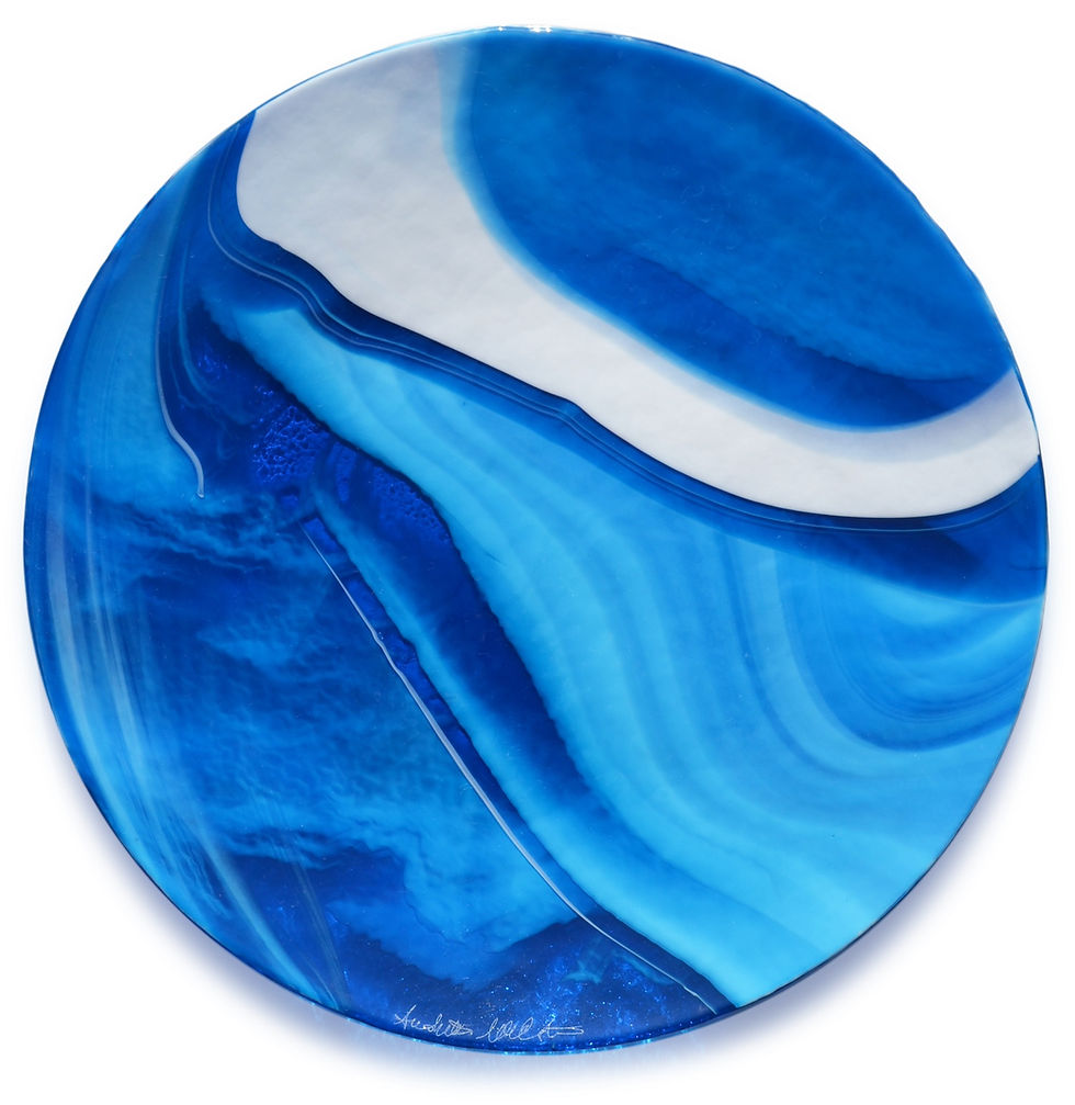 Ocean Blue Dinner Plate
