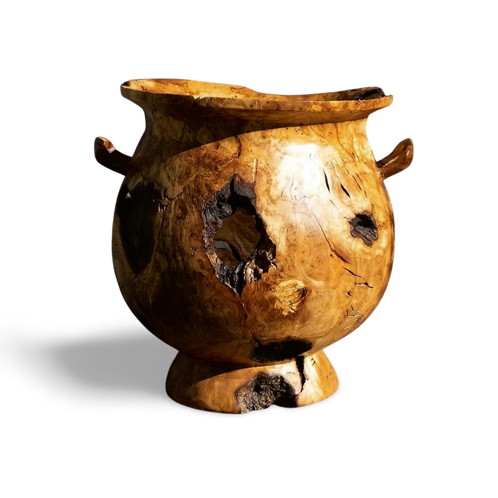 Italian Crafted Wood Sculpture