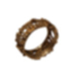 Carousel Men's Bronze Ring Handmade in Florence Italy