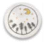 Handpainted Murano Glass Plate