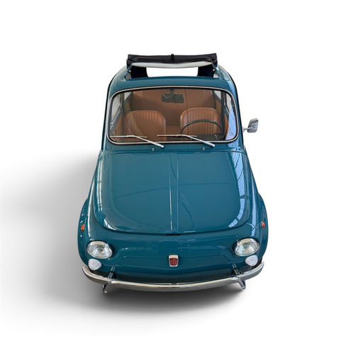 Top View Restored Vintage Fiat 500