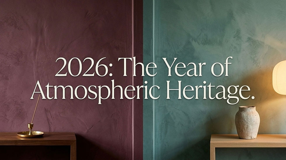 Luxury Italian Interior Trends 2026 with divine damson paint color and hidden gem paint color