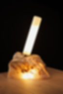 Onyx Lamp No Smoking Hand Crafted Lamp by Italian Craftsman