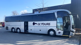 Logo og lille identitet til CC Tours