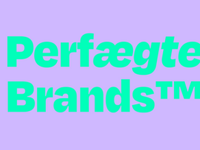 "Perfægte Brands™ af Hultén Brand & Design Studio. Branding der er ægte frem for perfekt.