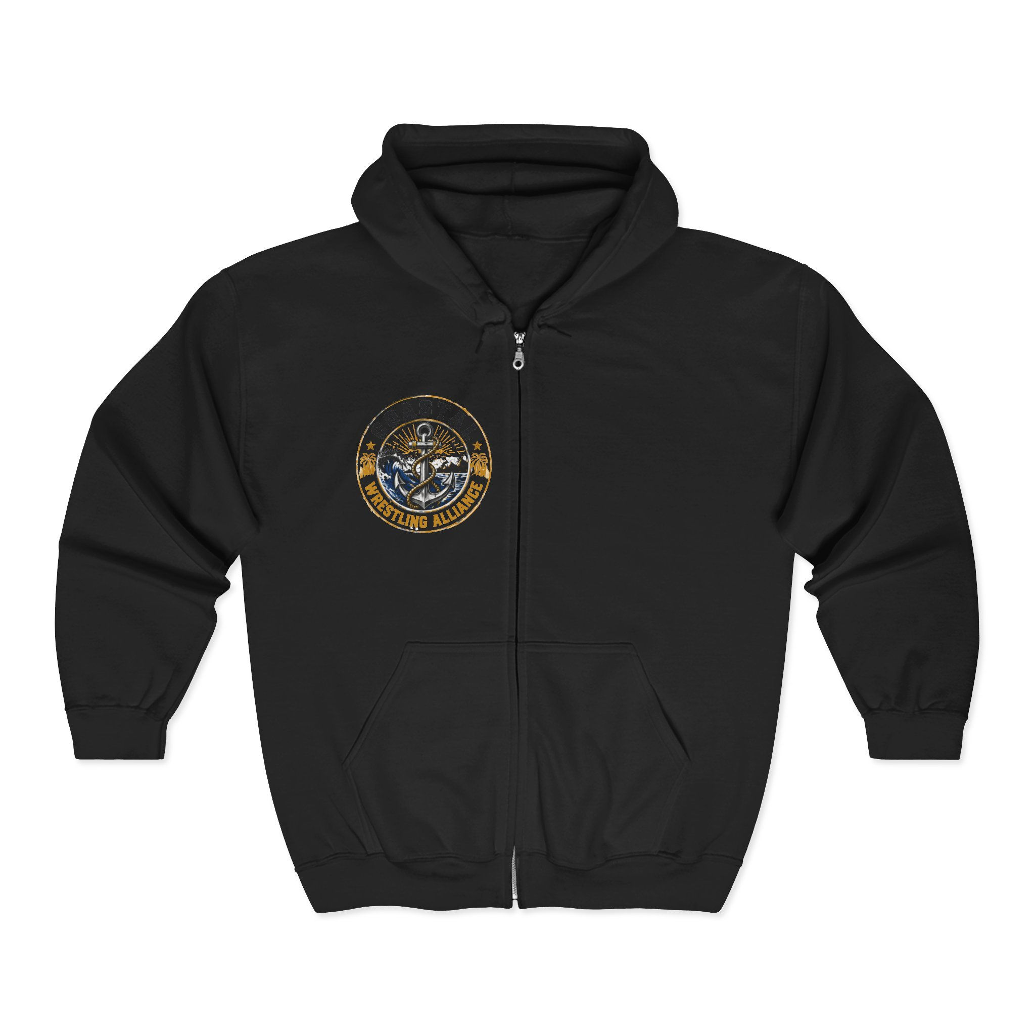 CWA 'Step Up to the Coast' Zip Hoodie — Coastal Union Seal Jacket