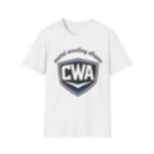 CWA Coastal Wrestling Alliance T-Shirt — "One Coast, One Focus, One Alliance"