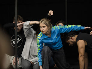 Day 2 of our Black Light Theatre Training