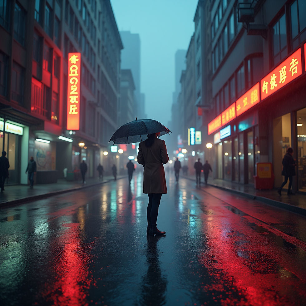Urban Rain Reflections