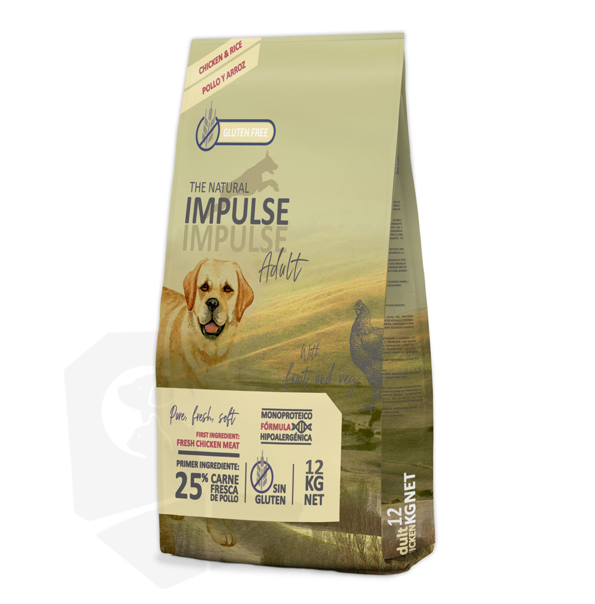 The Natural Impulse Dog Adult 12 kg