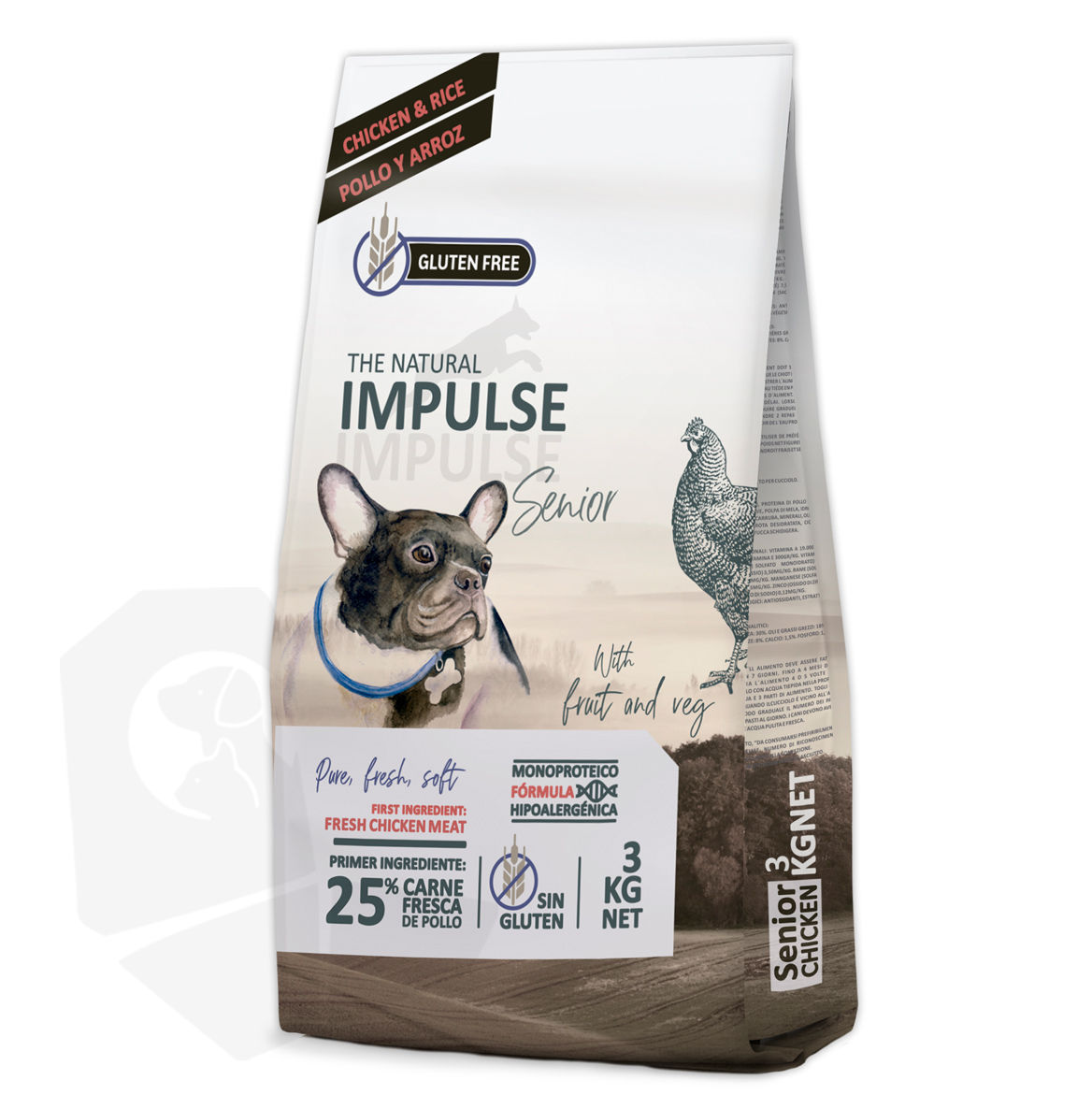 The Natural Impulse Dog Senior 3 kg
