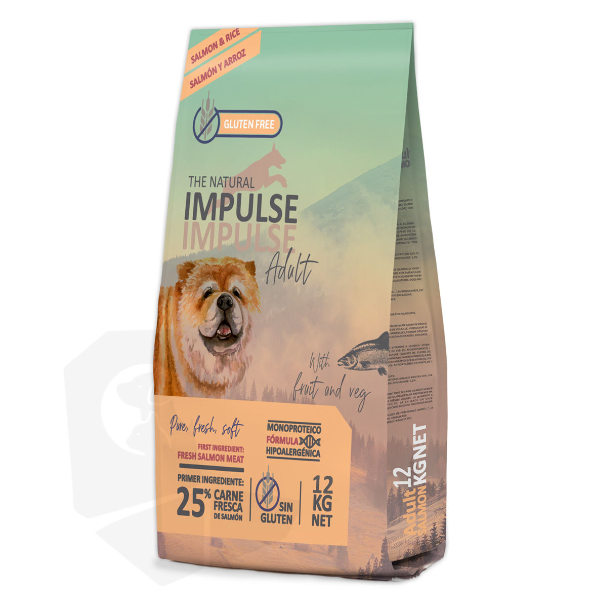 The Natural Impulse Dog Salmon 12 kg