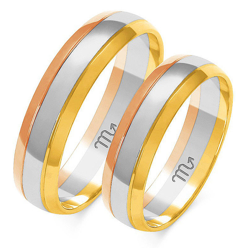 Miniatura: Obrączka ślubna A-211-3