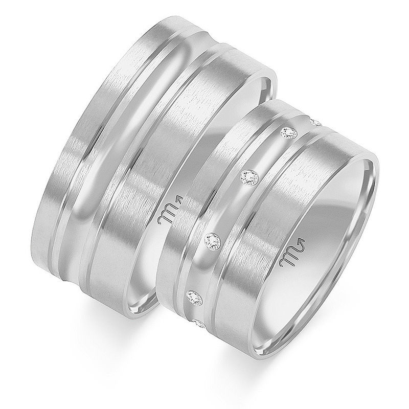 Miniatura: Obrączka ślubna OE-57